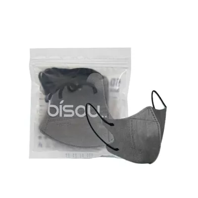 Khẩu Trang 5D Mask Bisou Xám Bịch 10 Cái